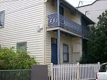 Weatherboard terraces