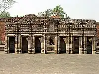 "Third facade to rear shrine", a later addition to Monastery 1.