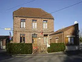 The town hall in Raucourt-au-Bois