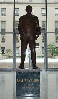 Sam Rayburn Statue, Rayburn Office Building, Washington DC.