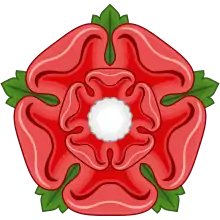 Red Rose Badge of Lancaster.