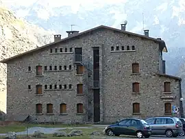 Mountain climbers refuge at Gioberney