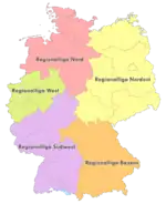 The Regionalligen from 2012 onwards.