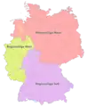 The Regionalligen from 2008 to 2012.