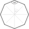 Regular octagon