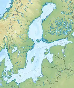 Kärdla is located in Baltic Sea