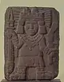 Relief with  Maize Goddess (Chicomecóatl), Stone, Aztec.