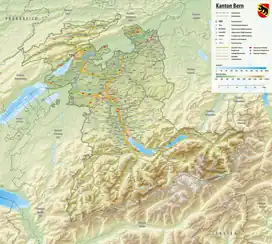 Oeschinen Lake is located in Canton of Bern