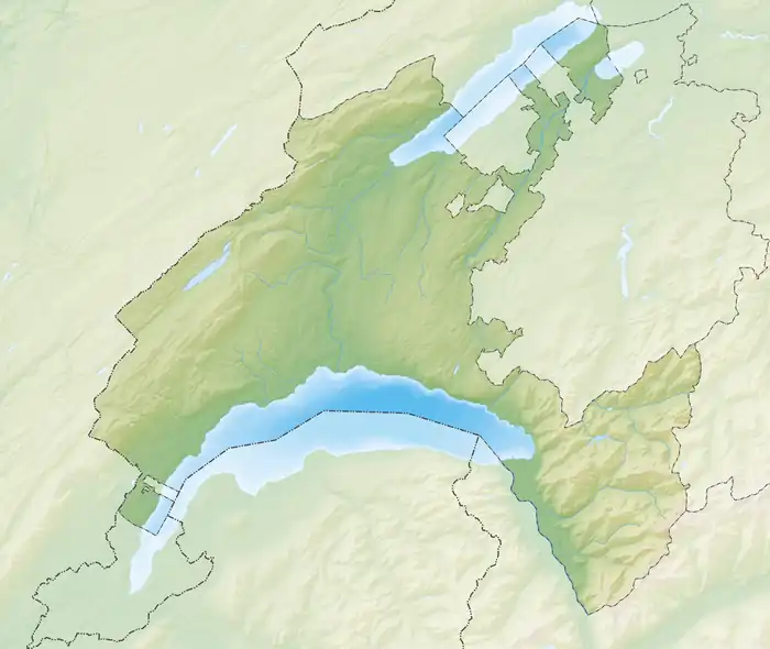 Rossinière is located in Canton of Vaud