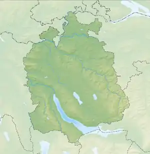 Laufen-Uhwiesen is located in Canton of Zurich