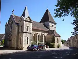 The church in Remigny