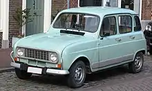 1978 Renault 4GTL: a further mild facelift followed, on European market cars, in 1978