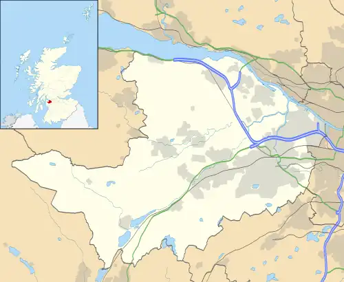 Lochwinnoch is located in Renfrewshire