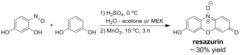 Resazurin synthesis