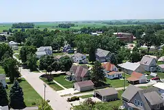 Houses and streets in Lyons