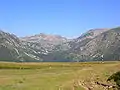 Bucura Peak in the distance