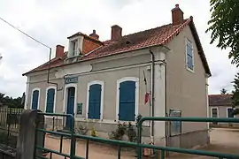 The town hall in Reugny