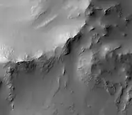 Reuyl Crater Central Peak, as seen by HiRISE