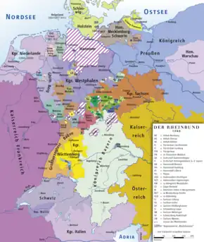 The Grand Duchy of Würzburg in 1808