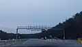 In 2018 Rhode Island became one of the first states to set up gantries to exclusively toll only tractor trailer trucks. Gantry shown on I-95 North.