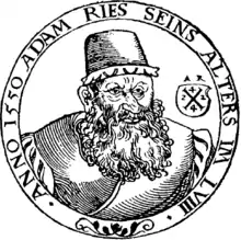 Adam Ries is known as the "father of modern calculating" because of his decisive contribution to the recognition that Roman numerals are unpractical and to their replacement by the considerably more practical Arabic numerals.