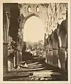 Ruins of Rievaulx Abbey nave, 1854, by Roger Fenton