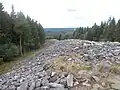 Otzenhausen hillfort wall remains, Germany