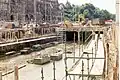 Rochdale town centre section uncovered during bridge works in the 1990s