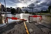 Riverfront Avenue in Calgary (June 21, 2013).