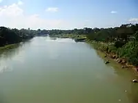 Overview of La Pulilan Resort and Angat River from Pulilan-Plaridel Bridge