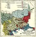 Ethnographic map of the Balkans (1860)