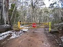 The road to Mount Franklin, ACT, was built by the Canberra Alpine Club in the 1930s.