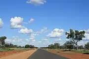 Development Road into Quilpie.