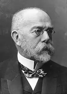 Robert Koch, one of the fathers of microbiology, father of medical bacteriology and one of the founders of modern medicine.