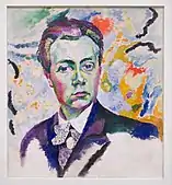 Robert Delaunay, 1905–06, Autoportrait, oil on canvas, 54 x 46 cm, Musée National d'Art Moderne, Paris