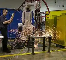 Spot welding robot