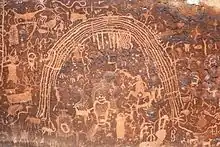 Rochester Rock Art Panel in the San Rafael Swell in Utah