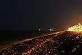 Promenade Beach at Night.