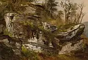 1860Rocky Cliff, c. 1860, Reynolda House Museum of American Art