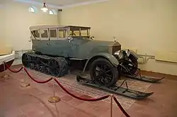 A 1922 half-track owned by Vladimir Lenin, at Gorki Leninskiye