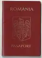 Romanian Passport issued in June 2007 (January 2002 - December 2008)