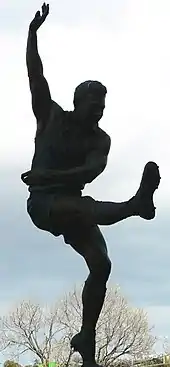 Ron Barassi statue at the MCG