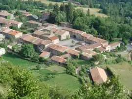 Roquefixade seen from above