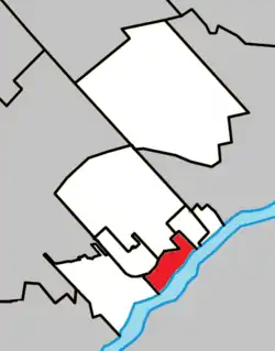 Location within Thérèse-De Blainville RCM.