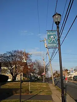 Bradfield Road in Roslyn, January 2013