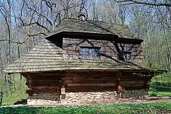 Wooden Boyko church of St. Onuphrius. Rosolin