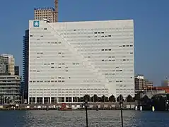 The Willemswerf building, the former Nedlloyd and P&O Nedlloyd corporate headquarters in Rotterdam. Currently the home of Maersk Lines' European operations.