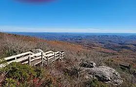 Rough Ridge Lookout at Grandfather Mountain.