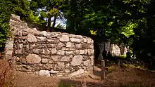 The remains of the round tower