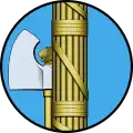 Fuselage roundel used on aircraft of the Italian air force during the Fascist period